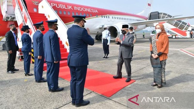 Wakil Presiden Ma'ruf Amin berangkat ke Tokyo, Jepang, untuk menghadiri prosesi pemakaman kenegaraan mantan Perdana Menteri (PM) Jepang Shinzo Abe.