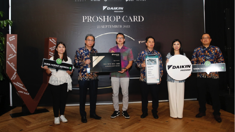 perusahaan spesialis AC asal Jepang ini meluncurkan Daikin Proshop Card.