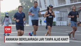 VIDEO Amankah Berolahraga Lari Tanpa Alas Kaki?