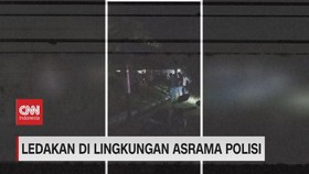 VIDEO: Ledakan di Lingkungan Asrama Polisi Telukan