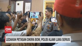 VIDEO: Ledakan Petasan Dikira Bom, Polisi Alami Luka Serius