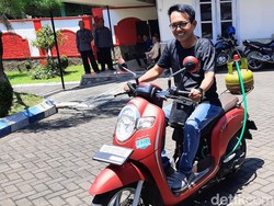 Motor Elpiji SMK Bondowoso Mampu Tempuh Jarak 400 Km dengan Tabung 3 Kg