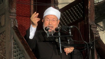 Profil Pemimpin Ikhwanul Muslimin Yusuf Al-Qaradawi yang Tutup Usia