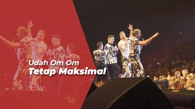 Konser Westlife di Sentul Sukses Bikin Penggemar Nostalgia