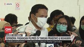 VIDEO: Gerindra: Pasangan Pilpres di Tangan Prabowo dan Muhaimin