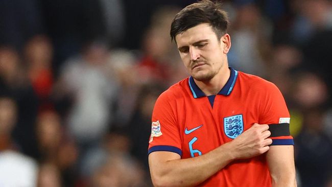 Maguire 'Ngelawak' Lagi, Timnas Inggris Jadi Korban Harry Maguire jadi sorotan setelah dua kali melakukan blunder fatal yang membuat timnas Inggris gagal menang lawan Jerman di UEFA Nations League.