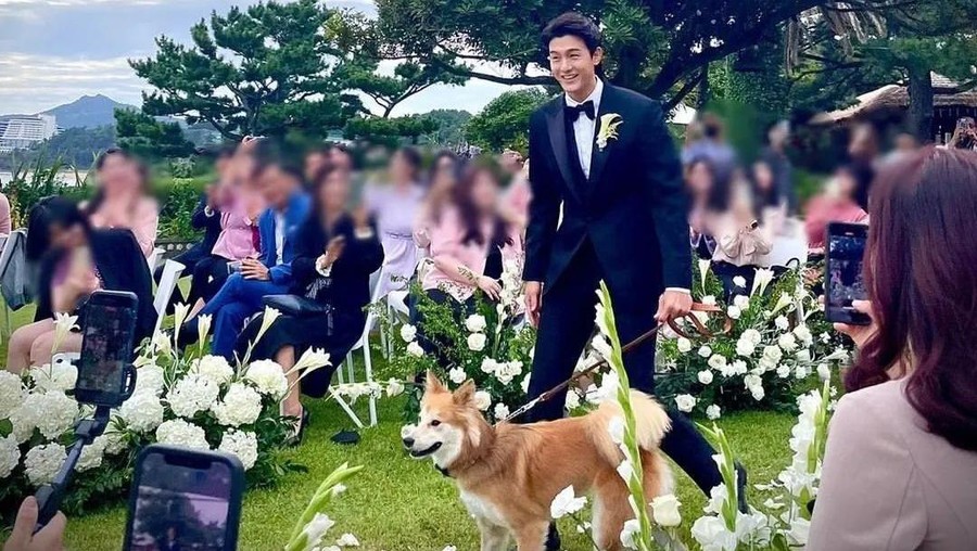 Foto Pernikahan Lee Ki Woo