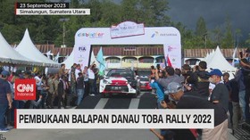 VIDEO: Pembukaan Balapan Danau Toba Rally 2022