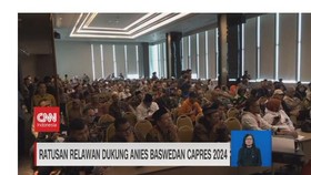 VIDEO: Ratusan Relawan Dukung Anies Baswedan Capres 2024