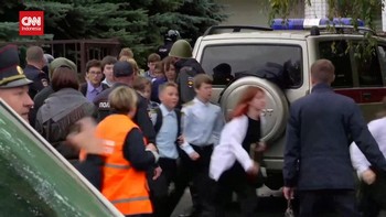 VIDEO: Momen Horor Penembakan Sekolah Rusia yang Tewaskan 7 Anak