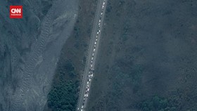 VIDEO: Foto Satelit Rekam Eksodus Warga Rusia Takut Wamil ke Georgia
