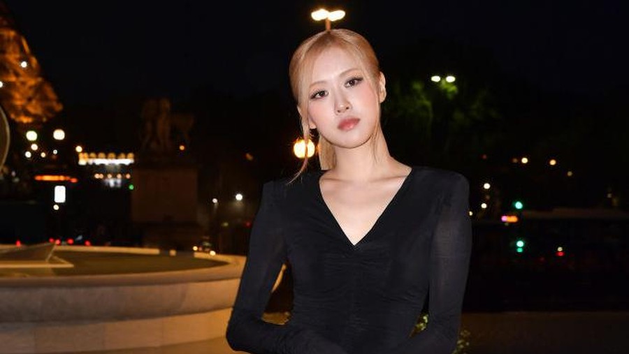 PARIS, FRANCE - SEPTEMBER 27: (EDITORIAL USE ONLY - For Non-Editorial use please seek approval from Fashion House) Rose  attends the Saint Laurent Womenswear Spring/Summer 2023 show as part of Paris Fashion Week  on September 27, 2022 in Paris, France. (Photo by Dominique Charriau/WireImage)