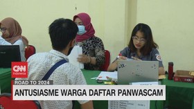 VIDEO: Antusiasme Warga Daftar Panwascam