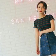 7 Inspirasi Padu Padan Button Up Skirt untuk Tampil Chic Saat Hangout