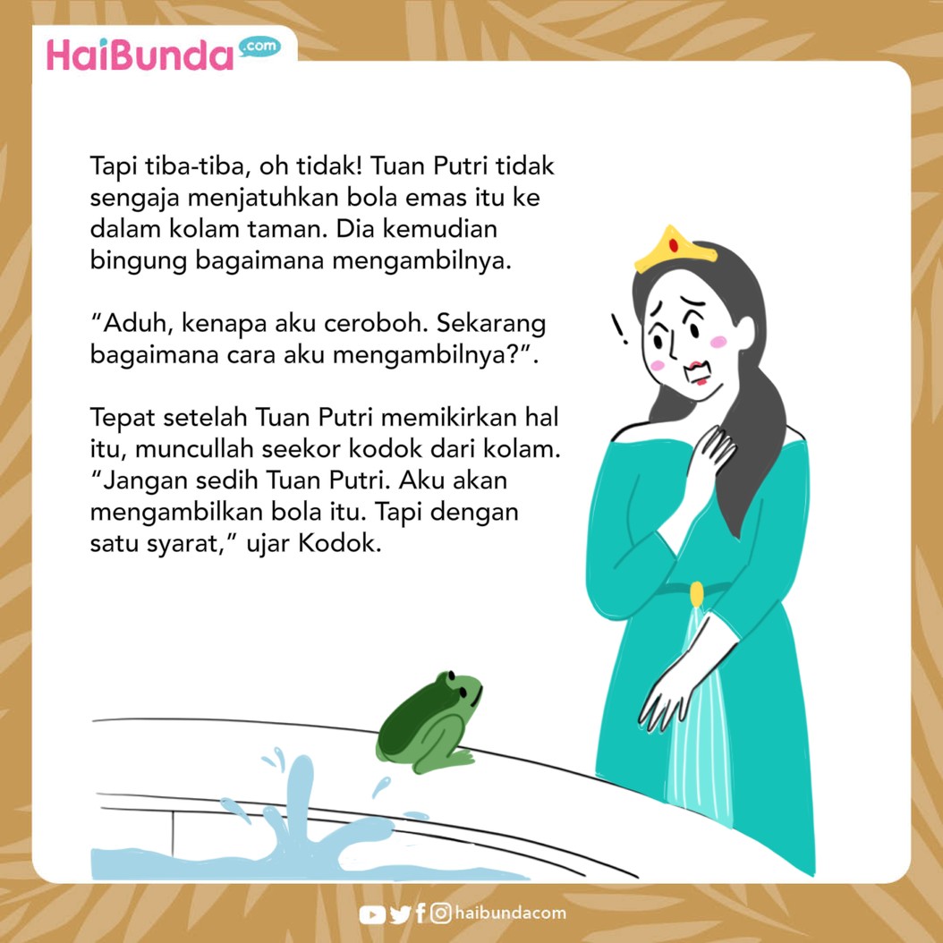 dongeng nusantara: Pangeran Kodok dan Putri Cantik