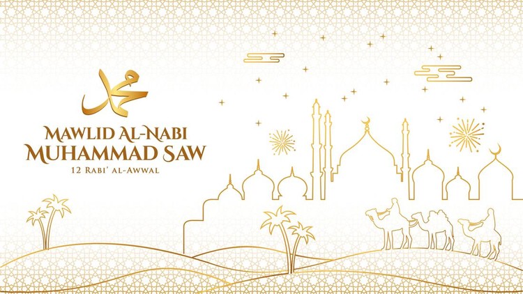 Ilustrasi hari besar islam