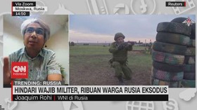 VIDEO: Hindari Wajib Militer, Ribuan Warga Rusia Eksodus