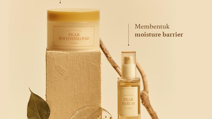 Rangkaian I'm From Pear Range untuk Kulit Sensitif: Pear Soothing Pad dan Pear Serum Rangkaian I'm From Pear Range untuk Kulit Sensitif: Pear Soothing Pad dan Pear Serum