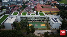 FOTO: Melihat Sekolah Berkonsep Zero Carbon di Jakarta