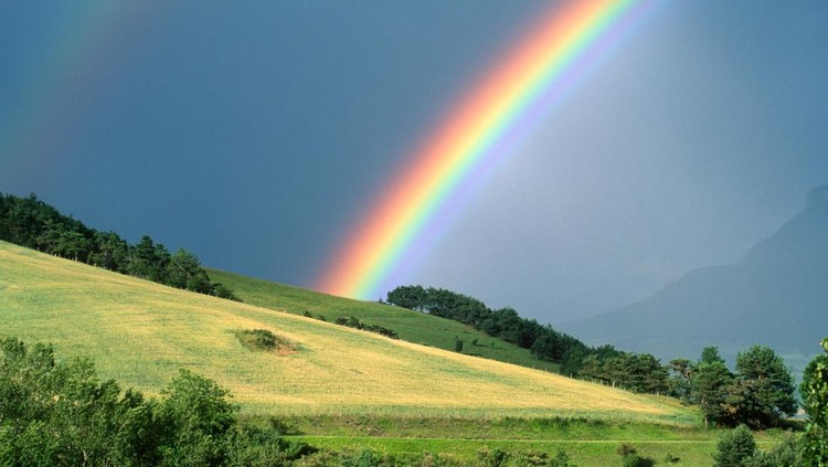 Rainbow in Isère (France)