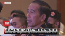 VIDEO: Jokowi: Tahun Ini Sulit, Tahun Depan Gelap