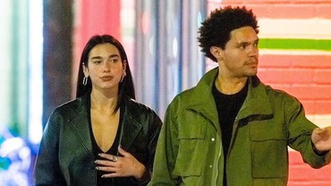 Kepergok Ciuman Usai Dinner, Dua Lipa dan Trevor Noah Pacaran?