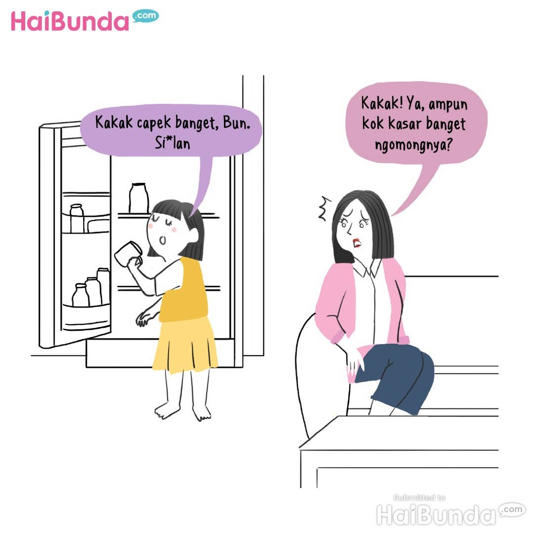 Komik: Kakak Kok Ngomong Kata Kasar?