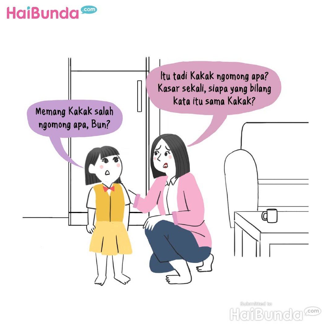 Komik: Kakak Kok Ngomong Kata Kasar?