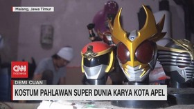 VIDEO: Kostum Pahlawan Super Dunia Karya Kota Apel