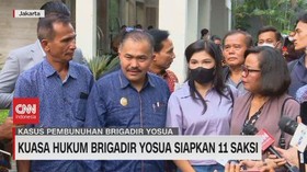 VIDEO: Pengacara Brigadir Yosua Siapkan 11 Saksi Jelang Pengadilan