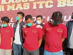 Ini Tampang 4 Tersangka Perampokan Toko Emas di Tangerang Raya