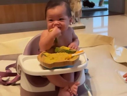 7 Potret Issa Anak Nikita Willy MPASI Pertama Kali, Gemas Banget Bun