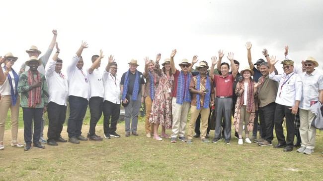 Kementerian Pertanian mengajak para delegasi Agriculture Ministers Meeting (AMM) G20 melihat praktik pertanian berkelanjutan di Desa Jatiluwih, Bali.