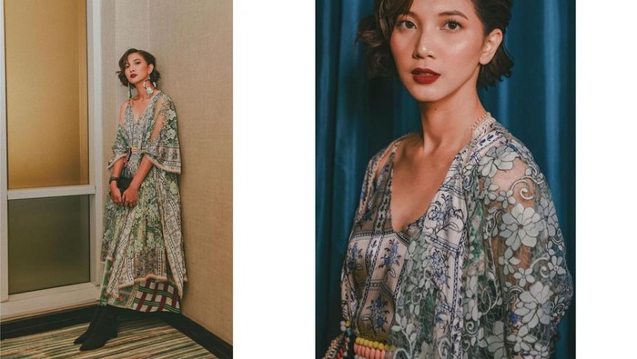 Padu Padan Baju Motif dan Garis Terbaik untuk Libra ala Sheila Dara