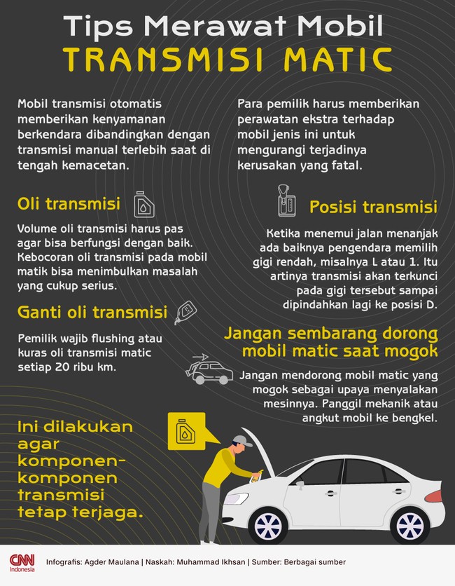 Pemilik harus memberikan perawatan ekstra terhadap mobil bertransmisi otomatis untuk mengurangi terjadinya kerusakan yang fatal.
