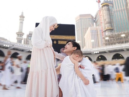 7 Potret Kehamilan Kedua Dinda Hauw, Shaka bakal Punya Adik Perempuan Nih