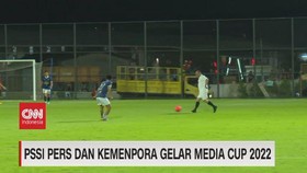 VIDEO: PSSI Pers dan Kemenpora Gelar Media Cup 2022