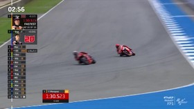 VIDEO: Marquez Melempem di FP2 MotoGP Thailand