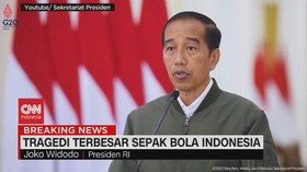 VIDEO: Jokowi Minta Peristiwa Kerusuhan di Stadion Kanjuruhan Diusut