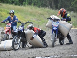 Pesta Panen Padi di Soppeng Dimeriahkan Lomba Balapan Ojek Gabah