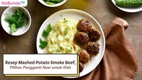 Resep Mashed Potato Smoke Beef, Pilihan Pengganti Nasi untuk Diet