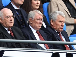 Ekspresi Viral Ronaldo dan Sir Alex Lihat MU Dibantai City
