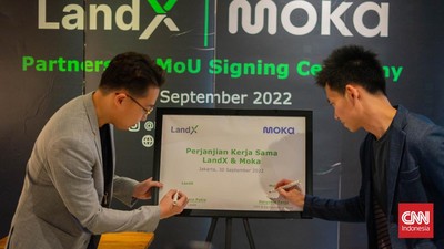 img-title Lewat Kerja Sama, LandX Buka Akses Pendanaan Bagi Mitra Usaha Moka