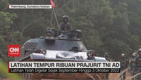 VIDEO: Latihan Tempur Ribuan Prajurit TNI AD