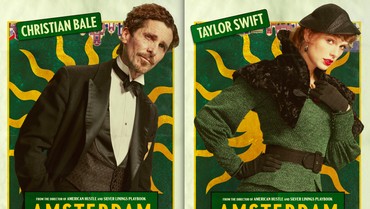 Reaksi Anak Dengar Christian Bale Duet Nyanyi dengan Taylor Swift