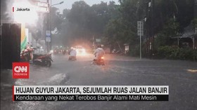 VIDEO: Hujan Guyur Jakarta, Jalan Fatmawati Banjir