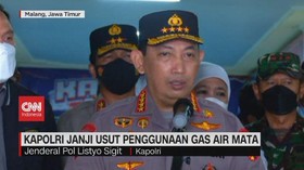 VIDEO: Kapolri Janji Usut Penggunaan Gas Air mata