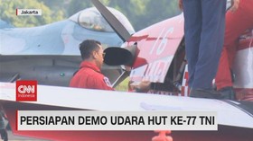 VIDEO: Persiapan Demo Udara HUT TNI ke-77