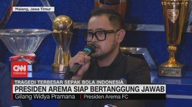 VIDEO: Presiden Arema Siap Bertanggung Jawab