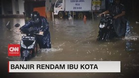VIDEO: Banjir Rendam Ibu Kota, Permukiman Terendam Hingga 3 Meter